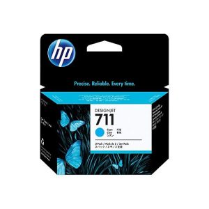 HP 711 – 3er-Pack – Cyan – original – DesignJet – Tintenpatrone