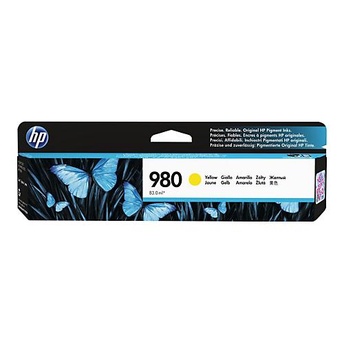 HP 980 - 86.5 ml - Gelb - Original - Tintenpatrone - für Officejet Enterprise Color MFP X585; Officejet Enterprise Color Flow MFP X585