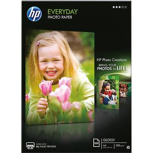 HP Fotopapier Everyday, glänzend, A4, 100 Blatt HP Fotopapier Everyday, glänzend, A4, 100 Blatt