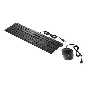 HP Pavilion 400 – Tastatur-und-Maus-Set – USB – Deutsch – Jet Black – für Pavilion 24, 27, 590, 595, TP01 HP Pavilion 400 – Tastatur-und-Maus-Set – USB – Deutsch – Jet Black – für Pavilion 24, 27, 590, 595, TP01