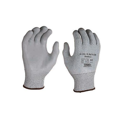 HPPE-Schnittschutz-Strickhandschuh Dondra, mit PU Mikroschaum-Beschichtung, 12 Paar, Größe S