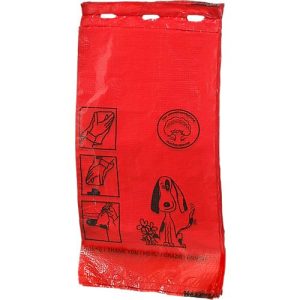 Hundekotbeutel, rot, 1000 Stück