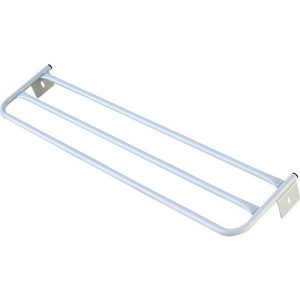 Hutablage für Umkleidebank, Edelstahl, 1015 mm lang Hutablage für Umkleidebank, Edelstahl, 1015 mm lang