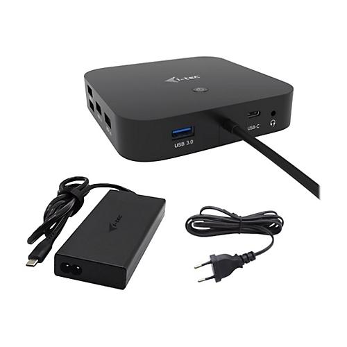 i-Tec - Dockingstation - USB-C / USB4 / Thunderbolt 3 / Thunderbolt 4 - HDMI, 2 x DP++ - 1GbE - 112 Watt