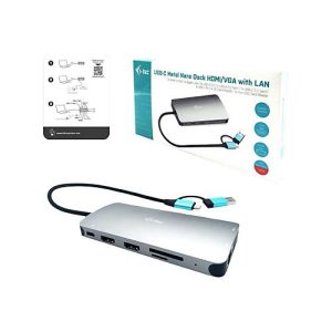 i-Tec Nano Dock – Dockingstation – USB 3.0 / USB4 / Thunderbolt 4 – VGA, 2 x HDMI – 1GbE – 100 Watt i-Tec Nano Dock – Dockingstation – USB 3.0 / USB4 / Thunderbolt 4 – VGA, 2 x HDMI – 1GbE – 100 Watt