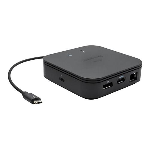 i-Tec USB-C Dual Display Docking Station with Power Delivery - Dockingstation - USB-C / Thunderbolt 3 - DP, HDMI - 1GbE - 77 Watt
