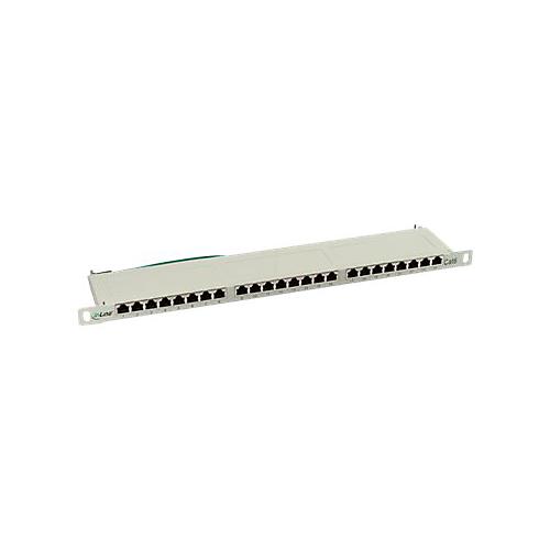 InLine - Patch Panel - CAT 6 - RJ-45 X 24 - Hellgrau, RAL 7035 - 0.5U