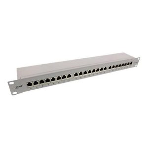 InLine – Patch Panel – Rack montierbar – CAT 6a – RJ-45 X 24 – Hellgrau, RAL 7035 InLine – Patch Panel – Rack montierbar – CAT 6a – RJ-45 X 24 – Hellgrau, RAL 7035