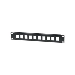 Intellinet 10-Port Patchpanel, unbestückt, 10′, 1 HE, schwarz – Blindabdeckung – Rack montierbar – Schwarz, RAL 9005 – 1U – 25.4 cm (10′) Intellinet 10-Port Patchpanel, unbestückt, 10′, 1 HE, schwarz – Blindabdeckung – Rack montierbar – Schwarz, RAL 9005 – 1U – 25.4 cm (10′)