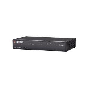Intellinet 8-Port Gigabit Ethernet Switch, Metal, Box – Switch – 8 Anschlüsse Intellinet 8-Port Gigabit Ethernet Switch, Metal, Box – Switch – 8 Anschlüsse