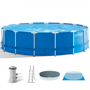 Intex Metal Frame 28242NP – Ø457×122 cm – Runder Pool