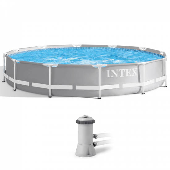 Intex Prisma Frame 26712NP - Ø366x76 cm - Aufstellpool + Filterpumpe