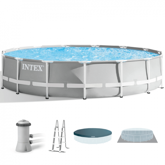 Intex Prisma Frame 26724NP - Ø457x107 cm - Runder Pool