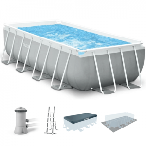 Intex Prisma Frame 26792NP – 488x244x107 cm – Aufstellpool