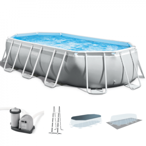 Intex Prisma Frame 26798NP – 610x305x122 cm – Ovaler Pool