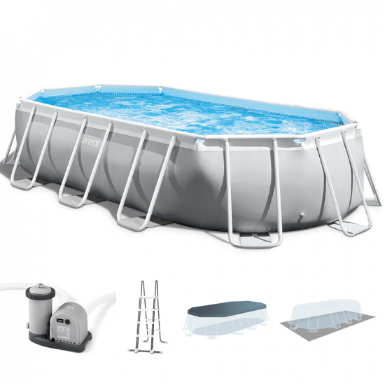 Intex Prisma Frame 26798NP - 610x305x122 cm - Ovaler Pool