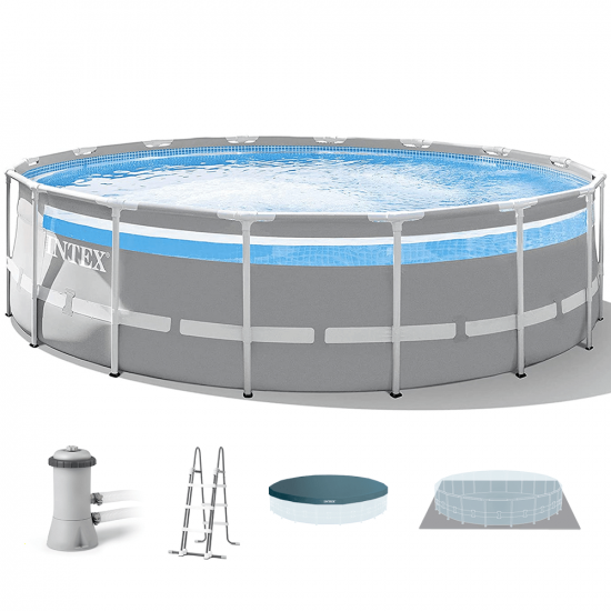 Intex Prisma Frame Clearview 26722NP - Ø427x107 cm - Runder Pool