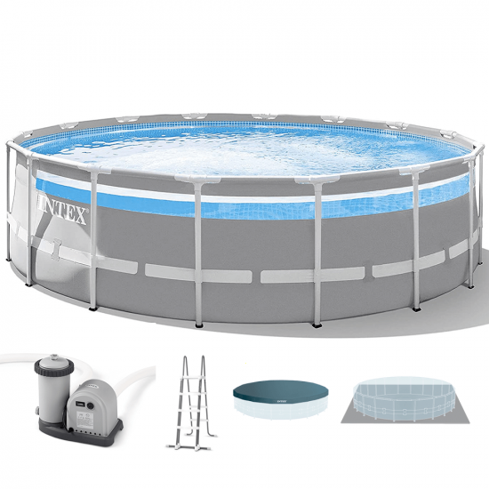 Intex Prisma Frame Clearview 26730NP - Ø488x122 cm - Runder Pool