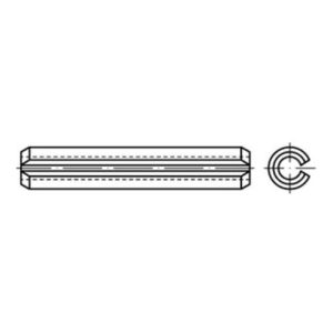 ISO 8752 Spannstifte Federstahl 4 x 50 S