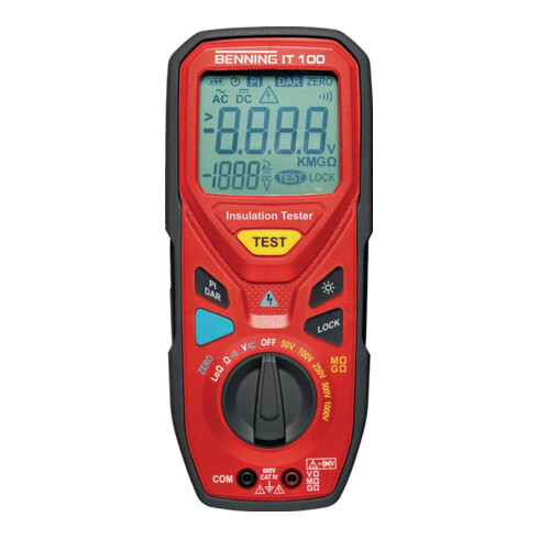 Isolations-/Widerstandsmessgerät IT 100 600 V 300 kΩ-20 GΩ BENNING