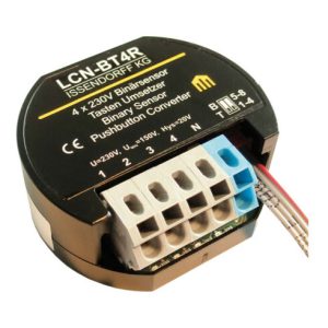Issendorff Tastenumsetzer/Binäreing. 4x 230V, UP-Dose LCN – BT4R Issendorff Tastenumsetzer/Binäreing. 4x 230V, UP-Dose LCN – BT4R