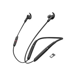 Jabra Evolve 65e MS – Ohrhörer mit Mikrofon – im Ohr – hinter dem Nacken angebracht – Bluetooth – kabellos