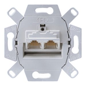 Jung Datendose Cat6 2×8-pol.für 2 Term. UAE 8-8 UPOK6 Jung Datendose Cat6 2×8-pol.für 2 Term. UAE 8-8 UPOK6