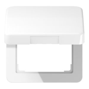 Jung Klappdeckel aws m.Abdeckung 50x50mm CD 590 KL WW