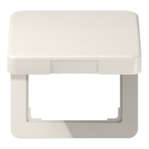 Jung Klappdeckel ws m.Abdeckung 50x50mm CD 590 KL
