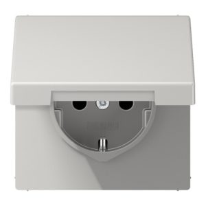Jung SCHUKO-Steckdose 16A 250V Klappdeckel LS 1520 KL LG Jung SCHUKO-Steckdose 16A 250V Klappdeckel LS 1520 KL LG