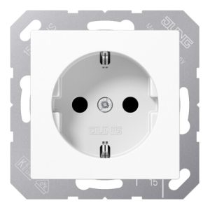 Jung SCHUKO-Steckdose alpinweiß A 1520 BF KI WW Jung SCHUKO-Steckdose alpinweiß A 1520 BF KI WW