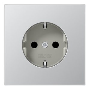 Jung SCHUKO-Steckdose aluminium AL1520 Jung SCHUKO-Steckdose aluminium AL1520