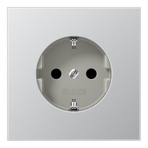 Jung SCHUKO-Steckdose aluminium AL1520 KI Jung SCHUKO-Steckdose aluminium AL1520 KI