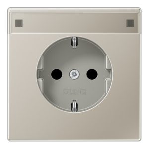 Jung SCHUKO-Steckdose edelstahl ES 1520 NA Jung SCHUKO-Steckdose edelstahl ES 1520 NA