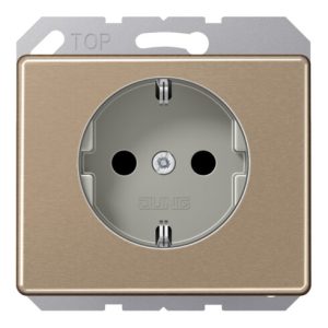 Jung SCHUKO-Steckdose gold brz 16A 250V SL 520 GB Jung SCHUKO-Steckdose gold brz 16A 250V SL 520 GB