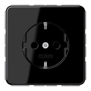 Jung SCHUKO-Steckdose schwarz CD 1520 SW Jung SCHUKO-Steckdose schwarz CD 1520 SW