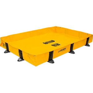 Justrite Leckage Faltwanne Lite, befahrbar, H 2030 x B 2640 mm, 1507 L, gelb Justrite Leckage Faltwanne Lite, befahrbar, H 2030 x B 2640 mm, 1507 L, gelb