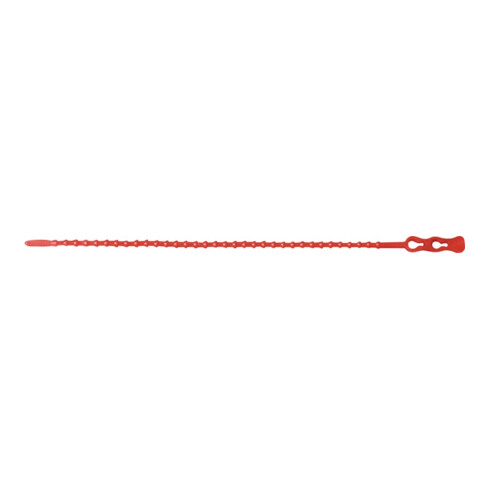 Kabelbinder Click Tie® L650mm B5,6mm PA rot,RAL 3000 SAPI SELCO 100 Stück
