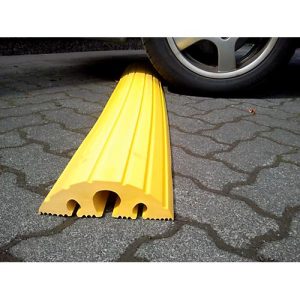 Kabelbrücke, PVC, 1 Kanal Ø 40 mm + 2 Kanäle Ø 20 mm, bis 30 t, L 1500 x B 200 x H 60 mm Kabelbrücke, PVC, 1 Kanal Ø 40 mm + 2 Kanäle Ø 20 mm, bis 30 t, L 1500 x B 200 x H 60 mm
