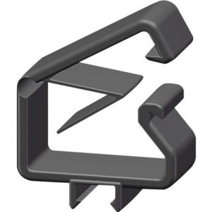 Kabelhalter CC5 für Arbeitstisch TRESTON Quick Edge, ESD-leitfähig, lichtgrau RAL 7035, 5 Stück Kabelhalter CC5 für Arbeitstisch TRESTON Quick Edge, ESD-leitfähig, lichtgrau RAL 7035, 5 Stück