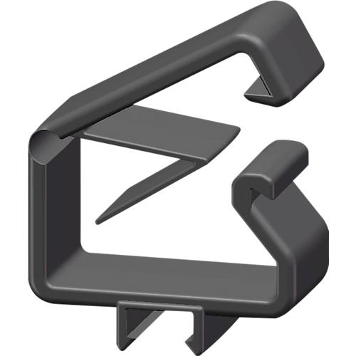 Kabelhalter CC5 für Arbeitstisch TRESTON Quick Edge, ESD-leitfähig, lichtgrau RAL 7035, 5 Stück