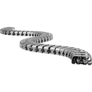 Kabelschlange Classic, mit Bodenauslassadapter, L 750 mm, silber Kabelschlange Classic, mit Bodenauslassadapter, L 750 mm, silber