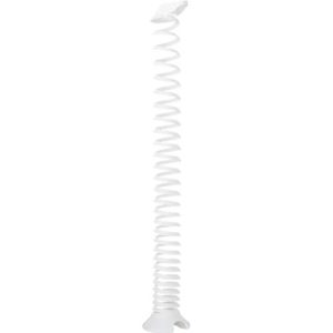 Kabelspirale, Ausziehhöhe 1300 mm, Ø 90 mm, vertikal bis zum Boden, universell, Kunststoff, weiß Kabelspirale, Ausziehhöhe 1300 mm, Ø 90 mm, vertikal bis zum Boden, universell, Kunststoff, weiß