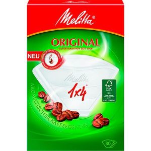 Kaffeefilter Melitta® Aromafilter 1 x 4, 80 Stück, weiß Kaffeefilter Melitta® Aromafilter 1 x 4, 80 Stück, weiß