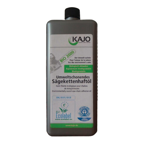 Kajo Sägekettenöl Bio 1l i.Ku.-Flasche n.wasserlöslich kältebeständig