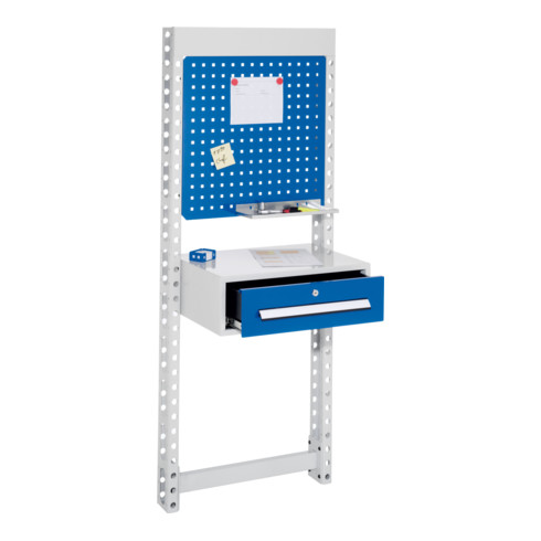 Kappes Steharbeitsplatz ErgoPlus H1770 RAL 7035 Wandmodul einseitig