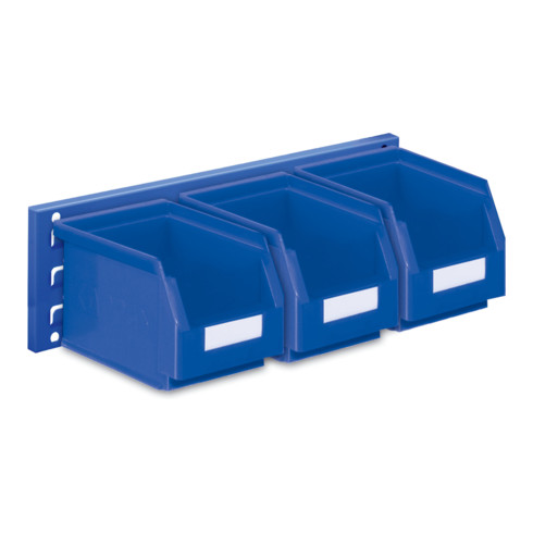 Kappes Wandschiene RasterPlan Schlitzplatten Set 7 RAL 5010