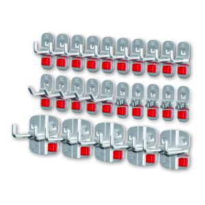 Kappes Werkzeughalter-Sortiment RasterPlan/ABAX 25-teilig alufarben Kappes Werkzeughalter-Sortiment RasterPlan/ABAX 25-teilig alufarben