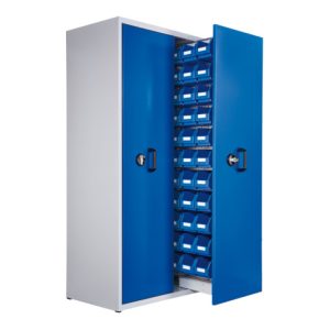Kappes Zugwagenschrank RasterPlan Mod. 5 7035/5010 2 Auszüge 1 Auszug bestückt