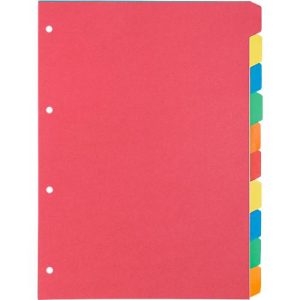 Kartonregister Schäfer Shop Select, 1er Pack, 4-fach Lochung, 160 g/qm Recyclingkarton, 10-teilig Kartonregister Schäfer Shop Select, 1er Pack, 4-fach Lochung, 160 g/qm Recyclingkarton, 10-teilig